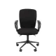 Офисное кресло Chairman 9801 Россия ткань T08 черный Black. Фото товара с разных ракурсов.