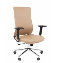Офисное кресло Chairman 500LUX Россия экокожа бежевый БП