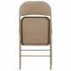 Стулья складные  "Golf Plus CF-003" КОМФОРТ, КОМПЛЕКТ 4шт., бежевый каркас, кожзам бежевый, 533033. Фото товара с разных ракурсов.