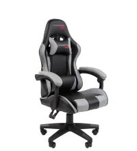 Игровое кресло Chairman CH29 экокожа, черно-серый
