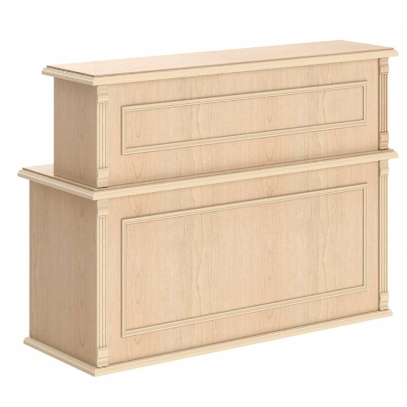 Стойка рецепция RMS 120 Бук Тиара 1200х600х1200 главное фото